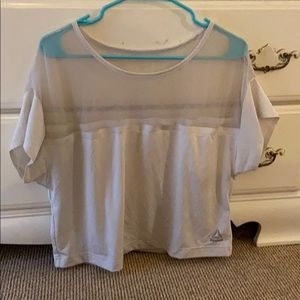 Off-white Reebok Speed Wick Crop Top